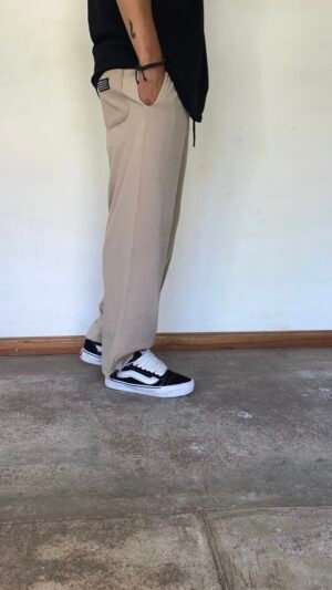 Jogging baggy BEIGE - Imagen 4